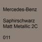 Preview: Mercedes-Benz, Saphirschwarz Matt Metallic 2C, 011.